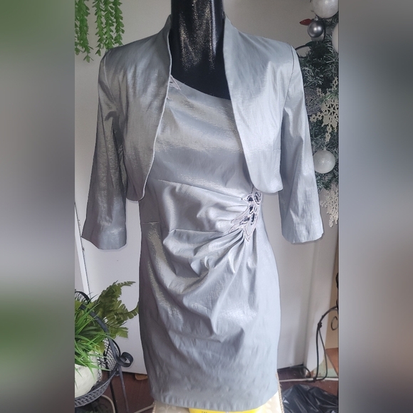 Nueva grey 2pc dress set Size 10 - Picture 4 of 10